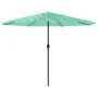 Gartenschirm mit grünem Stahlmast 388x388x248 cm. von , Sonnenschirme - Ref: Foro24-4005115, Preis: 141,56 €, Rabatt: %