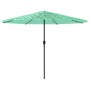 Gartenschirm mit grünem Stahlmast 388x388x248 cm. von , Sonnenschirme - Ref: Foro24-4005115, Preis: 128,20 €, Rabatt: %