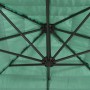 Sombrilla de jardín con poste de acero verde 388x388x248 cm by , Umbrellas - Ref: Foro24-4005115, Price: 128,20 €, Discount: %