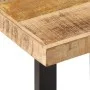 Banco de madera maciza de mango rugosa y acero 160 cm by , Benches for halls and storage - Ref: Foro24-4006413, Price: 173,47...