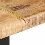 Banco de madera maciza de mango rugosa y acero 160 cm by , Benches for halls and storage - Ref: Foro24-4006413, Price: 173,47...