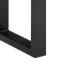 Banco de madera maciza de mango rugosa y acero 160 cm by , Benches for halls and storage - Ref: Foro24-4006413, Price: 173,47...