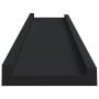 Regal für Fotorahmen 2 Stück schwarz MDF 60x9x3 cm von vidaXL, Regale und Regale - Ref: Foro24-323932, Preis: 22,68 €, Rabatt: %