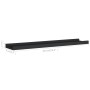 Repisa para marcos de fotos 2 uds MDF negro 60x9x3 cm de vidaXL, Estantes y estanterías - Ref: Foro24-323932, Precio: 22,68 €
