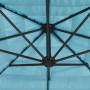 Sombrilla de jardín con poste de acero azul 248x248x248 cm by , Umbrellas - Ref: Foro24-4005090, Price: 98,75 €, Discount: %