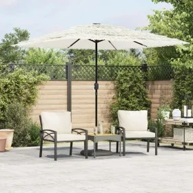 Gartenschirm mit weißem Stahlmast 248x248x248 cm. von , Sonnenschirme - Ref: Foro24-4005092, Preis: 109,01 €, Rabatt: %