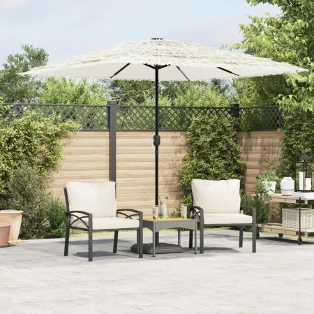 Sombrilla de jardín con poste de acero blanca 248x248x248 cm by , Umbrellas - Ref: Foro24-4005092, Price: 108,98 €, Discount: %