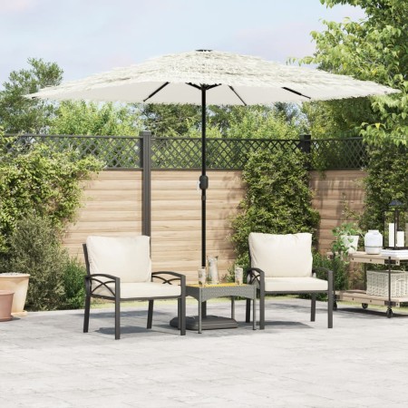 Sombrilla de jardín con poste de acero blanca 248x248x248 cm by , Umbrellas - Ref: Foro24-4005092, Price: 111,09 €, Discount: %