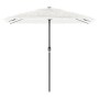Gartenschirm mit weißem Stahlmast 248x248x248 cm. von , Sonnenschirme - Ref: Foro24-4005092, Preis: 111,09 €, Rabatt: %