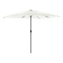 Sombrilla de jardín con poste de acero blanca 248x248x248 cm by , Umbrellas - Ref: Foro24-4005092, Price: 111,09 €, Discount: %
