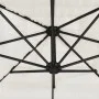 Sombrilla de jardín con poste de acero blanca 248x248x248 cm by , Umbrellas - Ref: Foro24-4005092, Price: 108,98 €, Discount: %