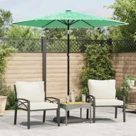 Sombrilla de jardín con poste de acero verde 223x223x213 cm by , Umbrellas - Ref: Foro24-4005099, Price: 80,02 €, Discount: %
