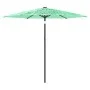 Gartenschirm mit grünem Stahlmast 223x223x213 cm von , Sonnenschirme - Ref: Foro24-4005099, Preis: 80,02 €, Rabatt: %
