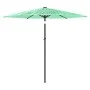 Gartenschirm mit grünem Stahlmast 223x223x213 cm von , Sonnenschirme - Ref: Foro24-4005099, Preis: 80,02 €, Rabatt: %