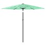 Sombrilla de jardín con poste de acero verde 223x223x213 cm by , Umbrellas - Ref: Foro24-4005099, Price: 76,77 €, Discount: %