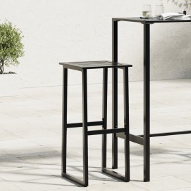 Barhocker, 4 Stück, Schwarz, aus Stahl, 38x38x80 cm. von , Gartenstühle - Ref: Foro24-4009266, Preis: 218,85 €, Rabatt: %