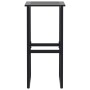 Barhocker, 4 Stück, Schwarz, aus Stahl, 38x38x80 cm. von , Gartenstühle - Ref: Foro24-4009266, Preis: 218,85 €, Rabatt: %