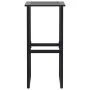 Taburetes de bar 4 unidades acero negro 38x38x80 cm by , Garden chairs - Ref: Foro24-4009266, Price: 215,09 €, Discount: %