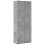 Aparador alto madera de ingeniería gris hormigón 70x35x180 cm by , Lockers and storage cabinets - Ref: Foro24-3276661, Price:...