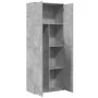 Aparador alto madera de ingeniería gris hormigón 70x35x180 cm by , Lockers and storage cabinets - Ref: Foro24-3276661, Price:...