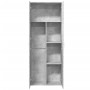 Aparador alto madera de ingeniería gris hormigón 70x35x180 cm von , Schließfächer und Lagerschränke - Ref: Foro24-3276661, Pr...
