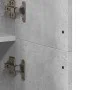 Aparador alto madera de ingeniería gris hormigón 70x35x180 cm by , Lockers and storage cabinets - Ref: Foro24-3276661, Price:...