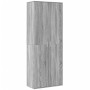 Aparador alto madera de ingeniería gris Sonoma 70x35x180 cm by , Lockers and storage cabinets - Ref: Foro24-3276663, Price: 1...