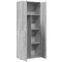 Aparador alto madera de ingeniería gris Sonoma 70x35x180 cm by , Lockers and storage cabinets - Ref: Foro24-3276663, Price: 1...