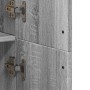 Aparador alto madera de ingeniería gris Sonoma 70x35x180 cm by , Lockers and storage cabinets - Ref: Foro24-3276663, Price: 1...