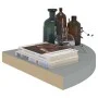 Corner floating shelves 2 units MDF gray 35x35x3.8 cm by vidaXL, Shelves and shelves - Ref: Foro24-323923, Price: 45,04 €, Di...