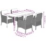 Set comedor de jardín 5 piezas y cojines ratán sintético marrón von , Gartensets - Ref: Foro24-3211937, Preis: 542,07 €, Raba...