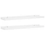 Shelf for photo frames 2 pcs white MDF 60x9x3 cm by vidaXL, Shelves and shelves - Ref: Foro24-323929, Price: 19,78 €, Discoun...
