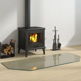 Glass plate for hexagonal fireplace 120x50 cm by vidaXL, Glass - Ref: Foro24-324143, Price: 31,00 €, Discount: %