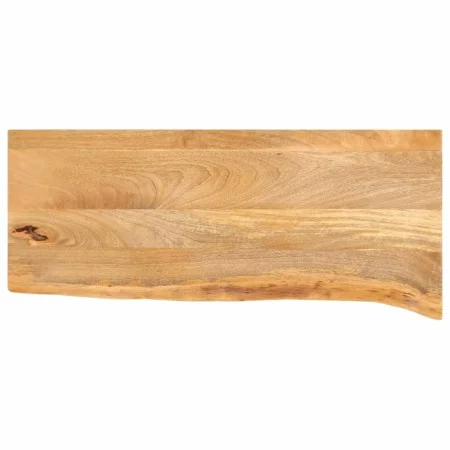 Tablero de mesa borde natural madera maciza mango 90x20x2,5 cm by , Table tops - Ref: Foro24-370419, Price: 33,26 €, Discount: %