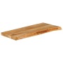Tablero de mesa borde natural madera maciza mango 90x30x2,5 cm by , Table tops - Ref: Foro24-370431, Price: 52,66 €, Discount: %
