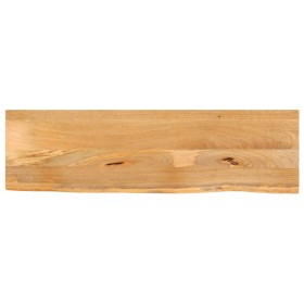 Massivholz-Tischplatte mit natürlicher Kante aus Mangoholz 110x30x2,5 cm von , Tischplatten - Ref: Foro24-370433, Preis: 59,6...
