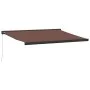 Manuelle ausziehbare Markise in Braun, 400x300 cm. von , Markisen - Ref: Foro24-3215725, Preis: 472,81 €, Rabatt: %