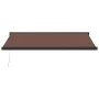 Manuelle ausziehbare Markise in Braun, 400x300 cm. von , Markisen - Ref: Foro24-3215725, Preis: 472,81 €, Rabatt: %