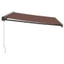 Manuelle ausziehbare Markise in Braun, 400x300 cm. von , Markisen - Ref: Foro24-3215725, Preis: 472,81 €, Rabatt: %