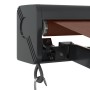 Toldo retráctil manual marrón 400x300 cm by , Awnings - Ref: Foro24-3215725, Price: 518,34 €, Discount: %