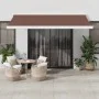 Toldo retráctil automático marrón 450x300 cm by , Awnings - Ref: Foro24-3215731, Price: 757,27 €, Discount: %