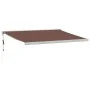 Toldo retráctil automático marrón 450x300 cm by , Awnings - Ref: Foro24-3215731, Price: 757,27 €, Discount: %