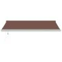 Toldo retráctil automático marrón 450x300 cm by , Awnings - Ref: Foro24-3215731, Price: 757,27 €, Discount: %