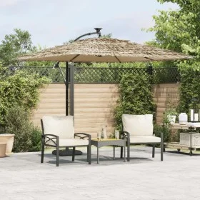 Gartenschirm mit braunem Stahlmast 269x269x235 cm von , Sonnenschirme - Ref: Foro24-4005078, Preis: 161,12 €, Rabatt: %