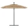 Sombrilla de jardín con poste de acero marrón 269x269x235 cm by , Umbrellas - Ref: Foro24-4005078, Price: 165,00 €, Discount: %