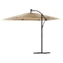 Sombrilla de jardín con poste de acero marrón 269x269x235 cm by , Umbrellas - Ref: Foro24-4005078, Price: 165,00 €, Discount: %