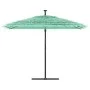 Sombrilla de jardín con poste de acero verde 290x290x238 cm by , Umbrellas - Ref: Foro24-4005084, Price: 135,33 €, Discount: %