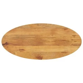 Ovaler Massivholz-Tischplatte aus Mangoholz 140x50x2,5 cm von , Tischplatten - Ref: Foro24-370865, Preis: 72,36 €, Rabatt: %