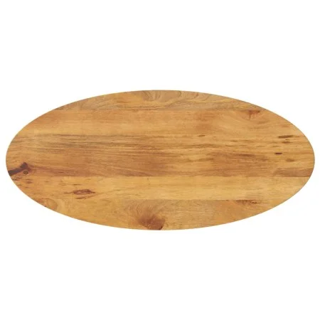Tablero de mesa ovalado madera maciza de mango 140x50x2,5 cm by , Table tops - Ref: Foro24-370865, Price: 72,36 €, Discount: %