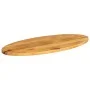 Tablero de mesa ovalado madera maciza de mango 140x50x2,5 cm by , Table tops - Ref: Foro24-370865, Price: 72,36 €, Discount: %